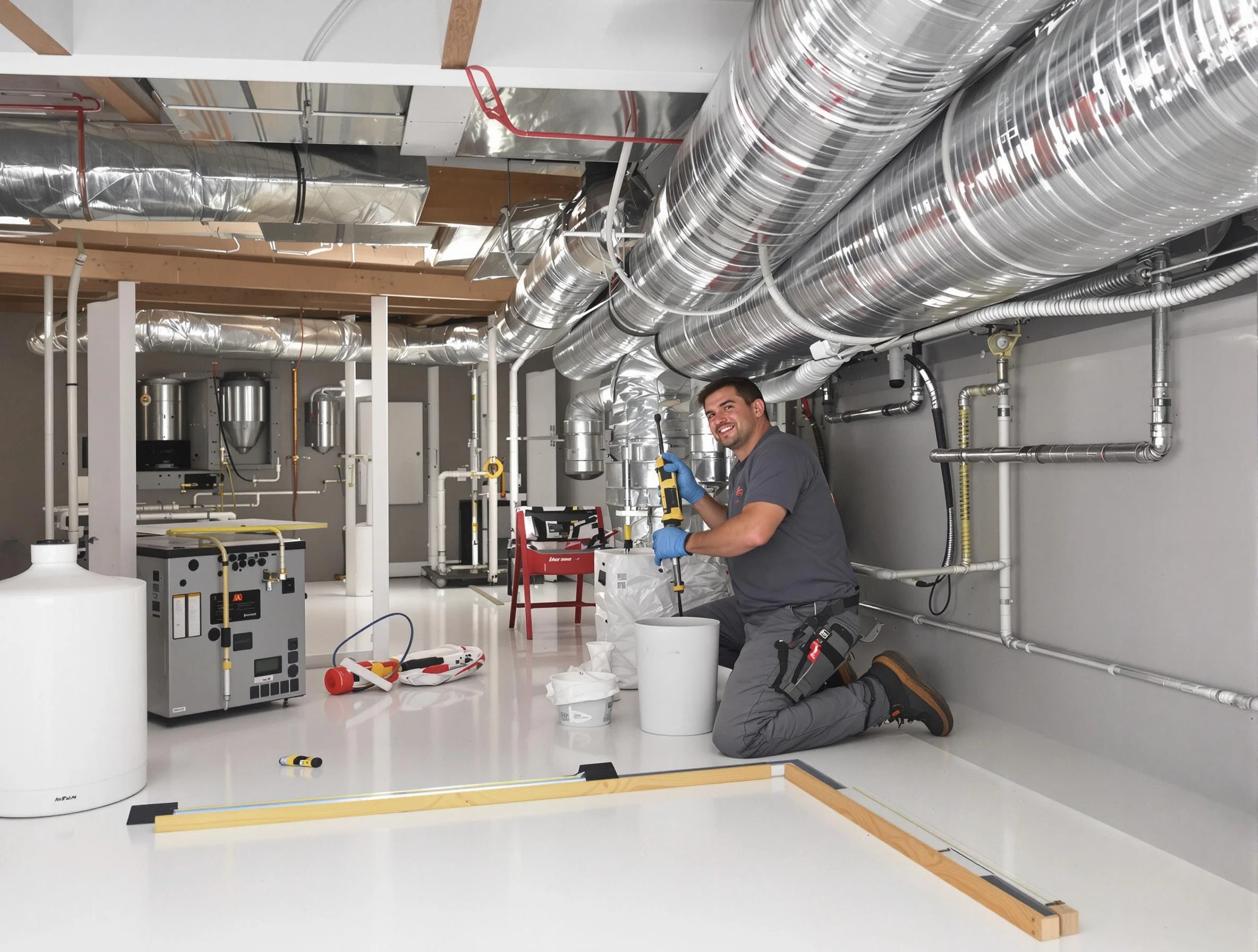 Professional duct sealing service by Lexington Air Duct Cleaning in Lexington