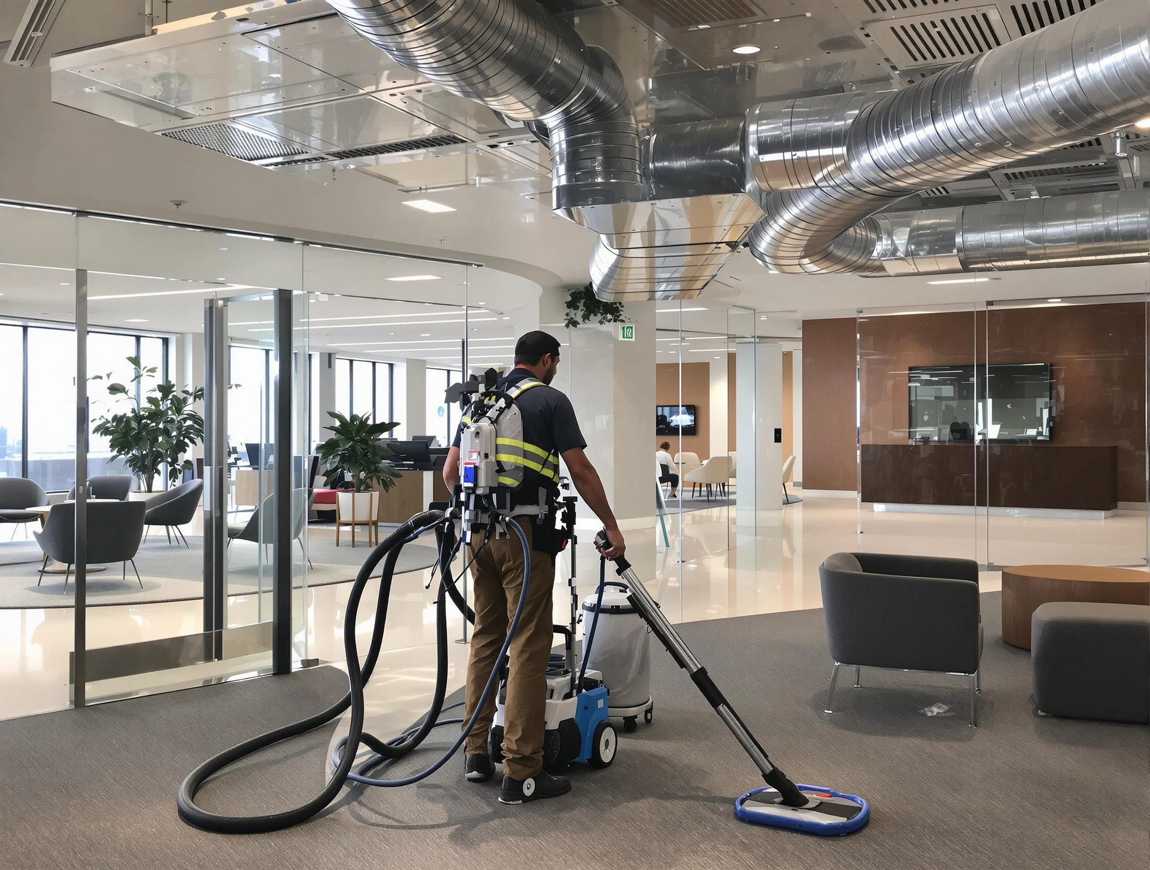 Commercial duct cleaning service by Lexington Air Duct Cleaning in Lexington