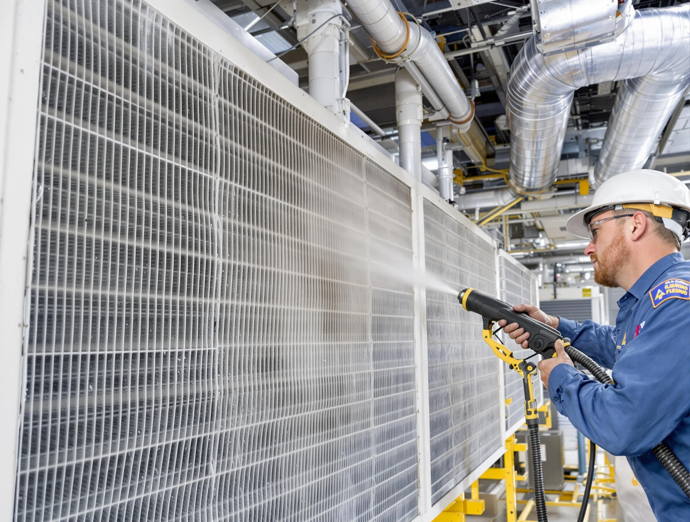 Professional commercial coil cleaning by Lexington Air Duct Cleaning in Lexington