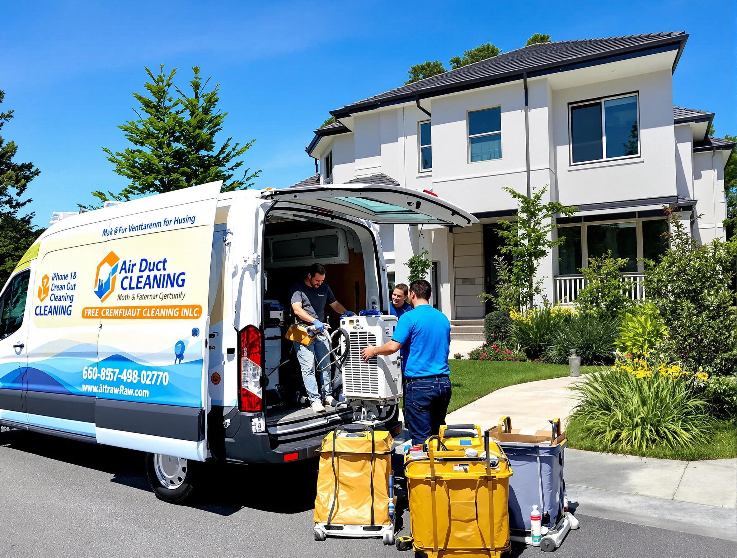 Lexington Air Duct Cleaning technician performing professional air duct cleaning in Lexington
