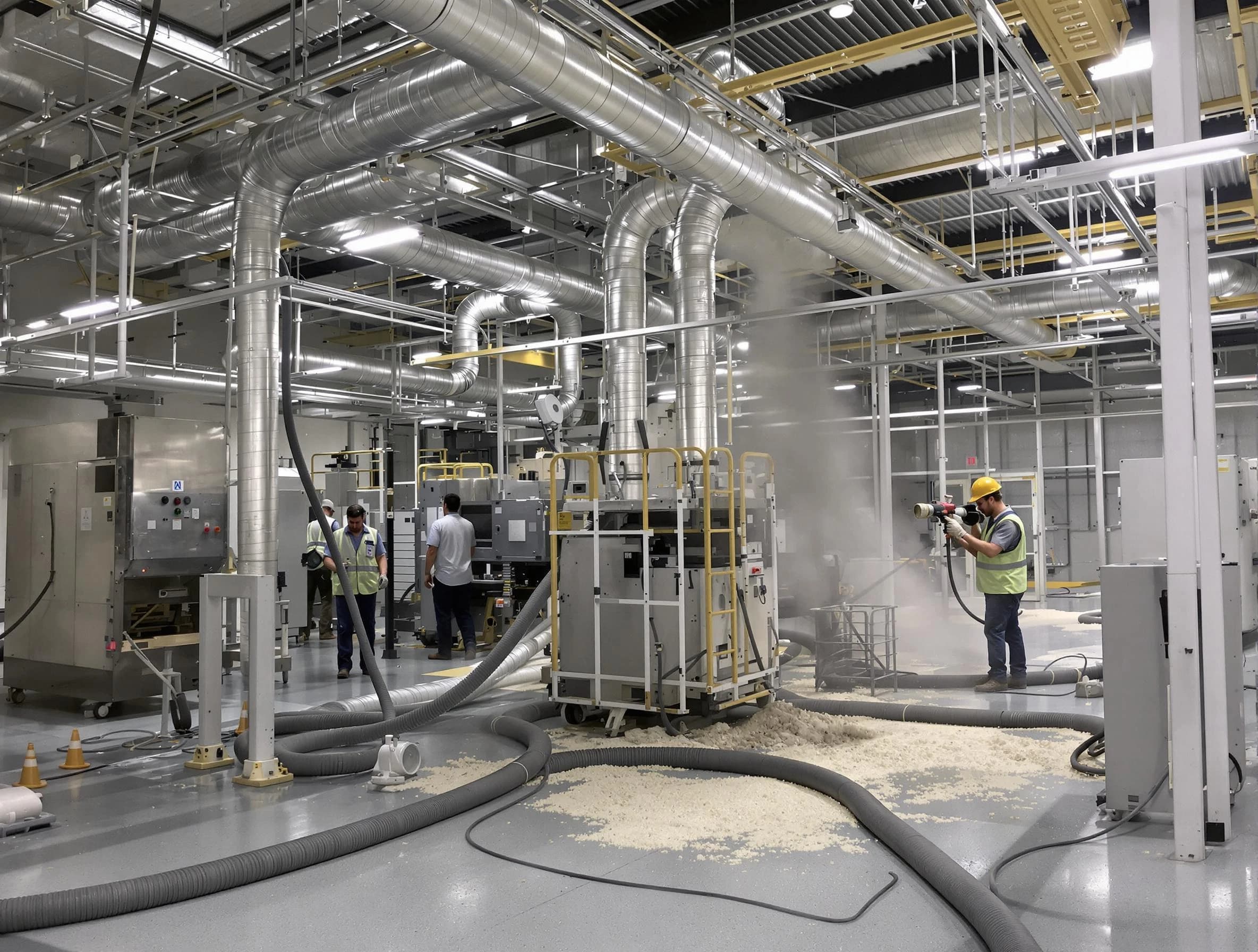 Heavy-duty industrial duct cleaning by Lexington Air Duct Cleaning in Lexington